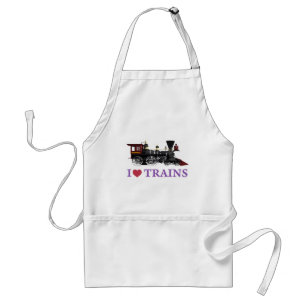 I Love Trains Standard Apron