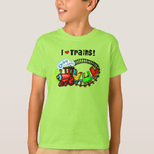 I Love Trains T-Shirt