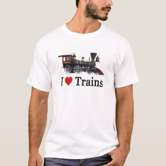 I Love Trains T-Shirt