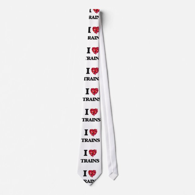 I love Trains Tie (Front)