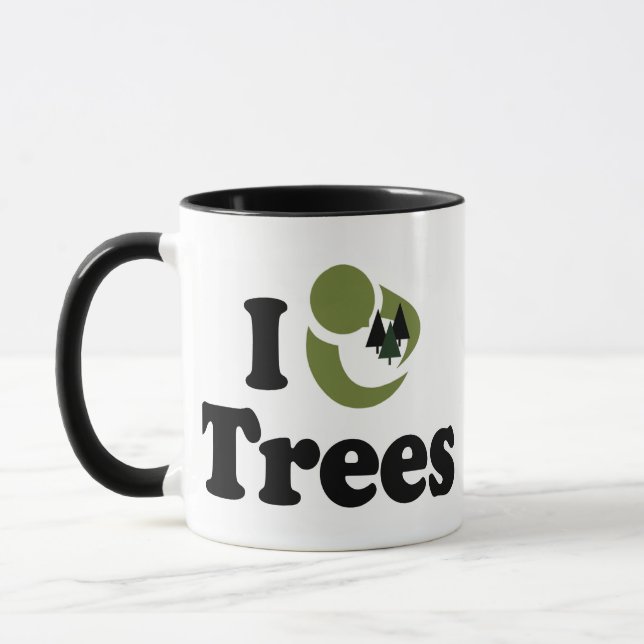I Love Trees Mug (Left)