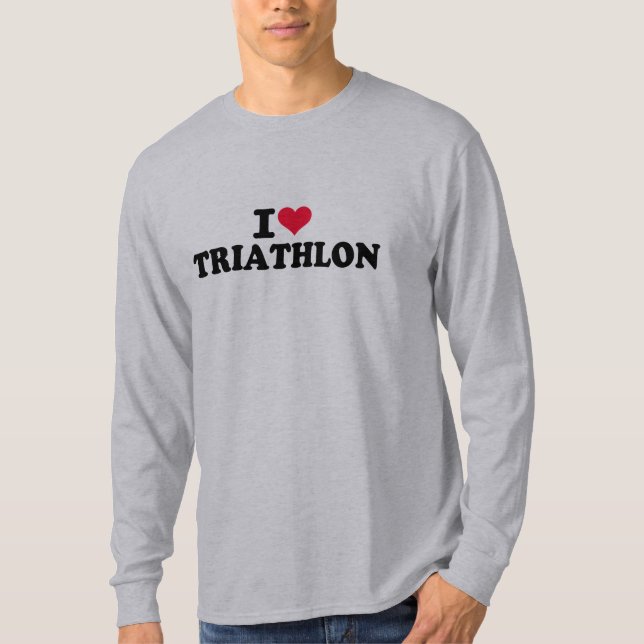 I love Triathlon T-Shirt (Front)