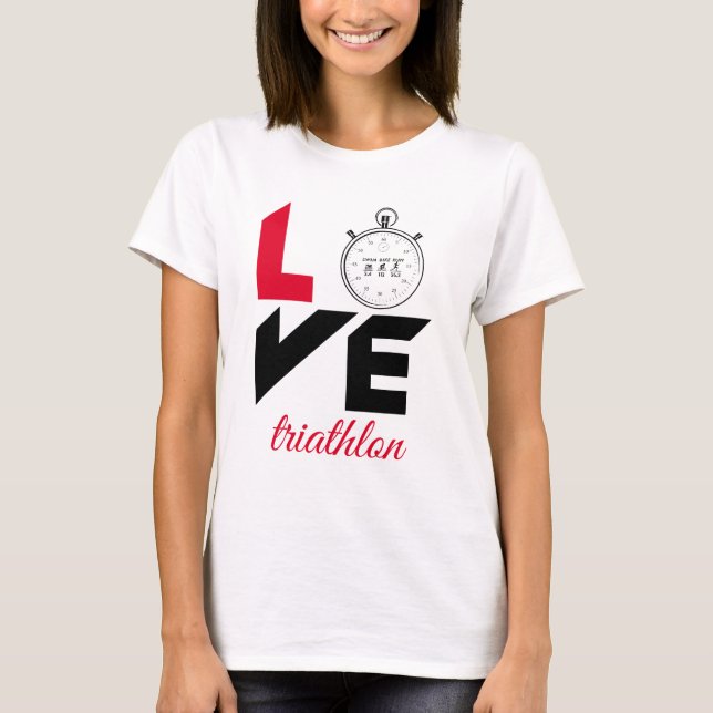 I love triathlon T-Shirt (Front)