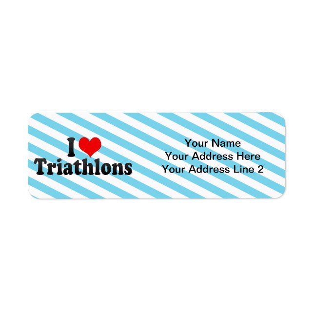 I Love Triathlons (Front)