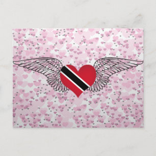 I Love Trinidad and Tobago -wings Postcard