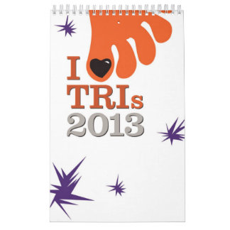 I Love Tris 2013 - Calendar for Triathletes - Vert