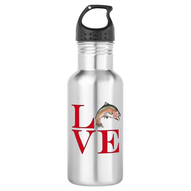 I Love Trout 532 Ml Water Bottle (Front)