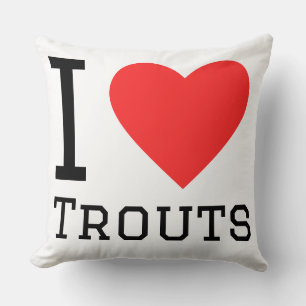 I love trouts cushion