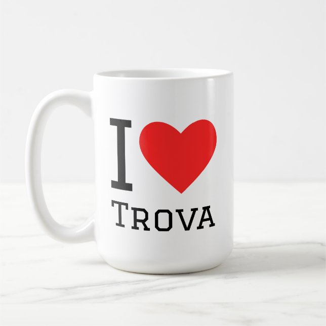 I love trova coffee mug (Left)