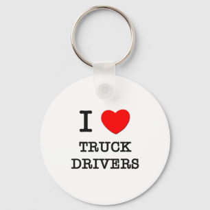 I Love Truck Drivers Key Ring