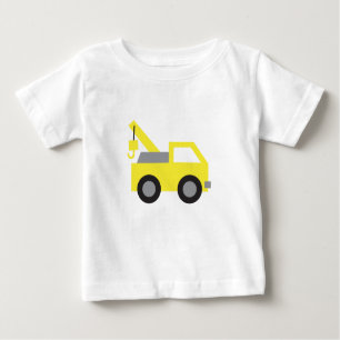 I love Trucks, Cute Yellow Vehicle for kids Baby T-Shirt
