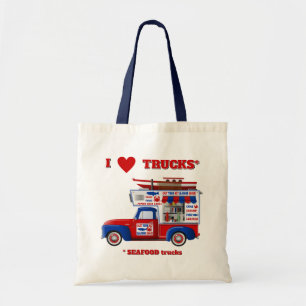 I Love Trucks (Seafood Trucks) Tote Bag