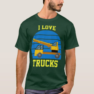 I Love Trucks - truck trucks truck driver trucker T-Shirt