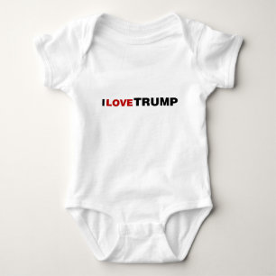 I Love Trump Baby Bodysuit