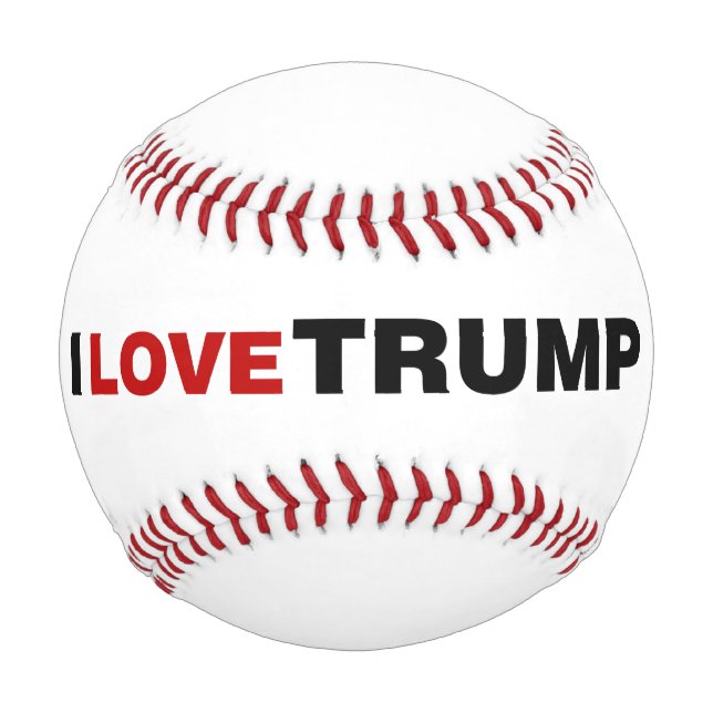 I Love Trump Baseball (Back)