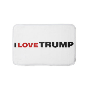 I Love Trump Bath Mat