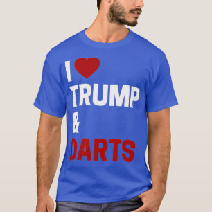 I Love Trump Darts Funny Darts Shirt