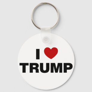 I Love Trump Key Ring