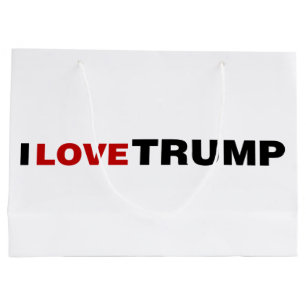 I Love Trump Large Gift Bag