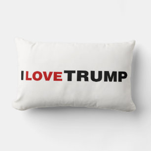I Love Trump Lumbar Cushion