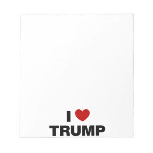 I Love Trump Notepad