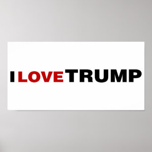I Love Trump Poster