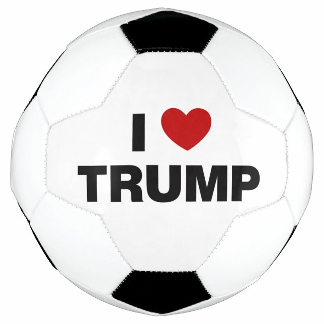 I Love Trump Soccer Ball (Front)