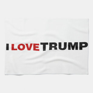 I Love Trump Tea Towel