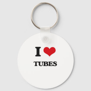I Love Tubes Key Ring