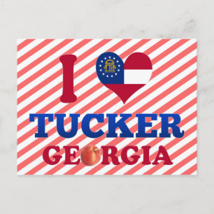 I Love Tucker, Georgia Postcard