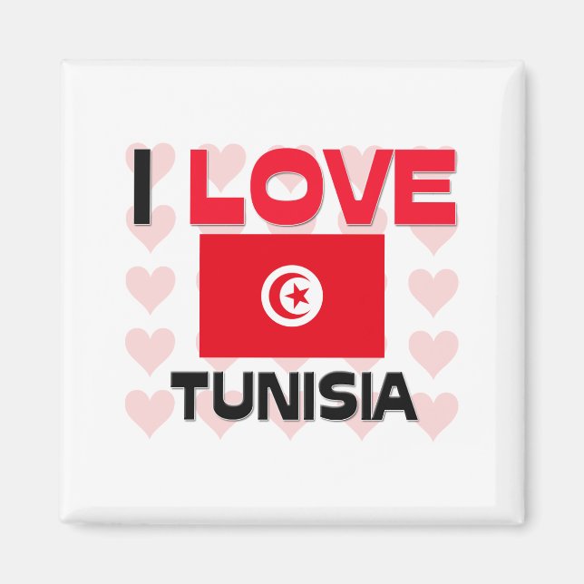 I Love Tunisia Magnet (Front)