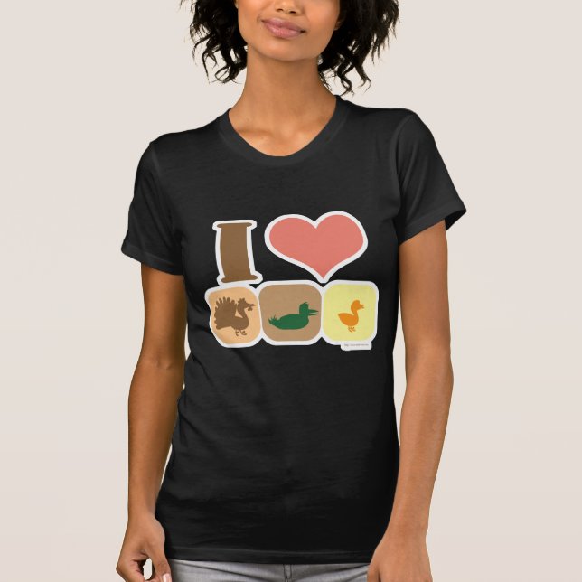 I Love Turducken! T-Shirt (Front)