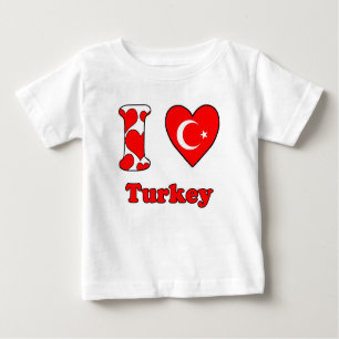 I love Turkey Baby T-Shirt