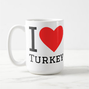 I love turkey coffee mug