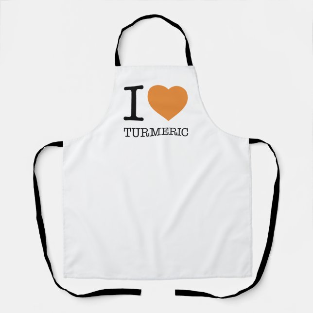 I LOVE TURMERIC APRON (Front)