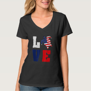 I Love Turtles Cute Turtle Print Women T-Shirt