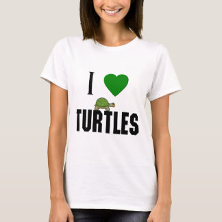 I Love Turtles T-Shirt