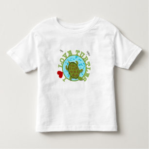 I Love Turtles Toddler T-Shirt