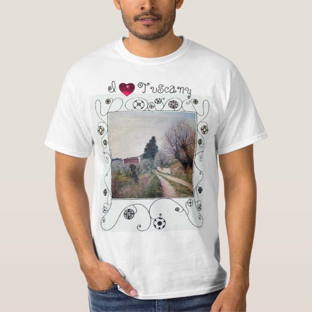 I LOVE TUSCANY /EARLIEST SPRING IN VERNALESE T-Shirt (Front)