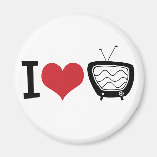 I Love TV Magnet