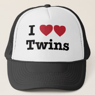 I Love Twins Trucker Hat