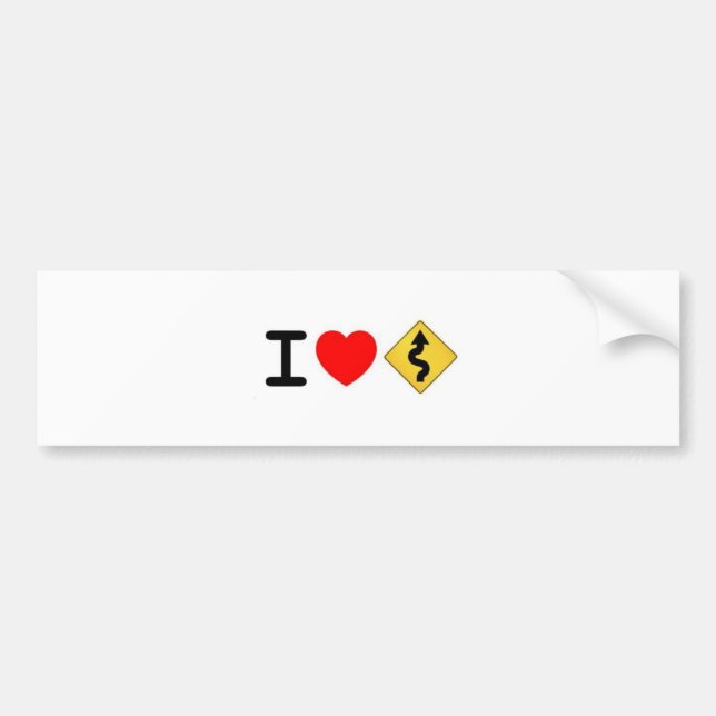 I Love Twisties !!! Bumper Sticker (Front)