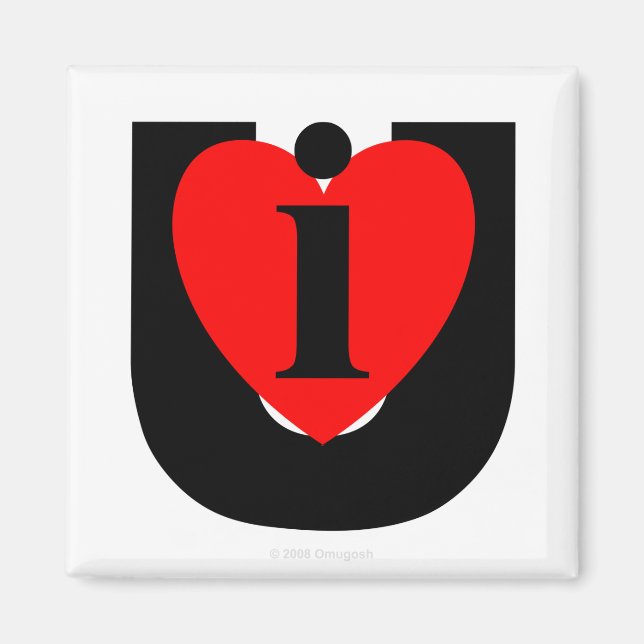 I Love U - Magnet (Front)