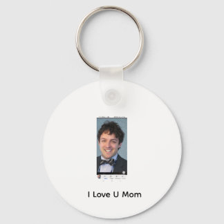 I Love U Mom Key Chain