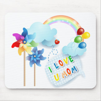 I love U mum Mouse Pad