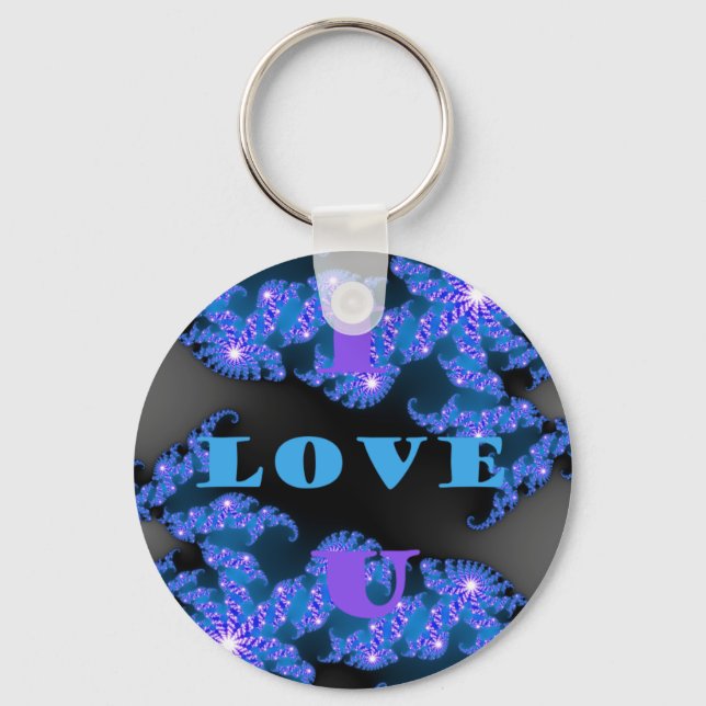 I Love U.png Key Ring (Front)