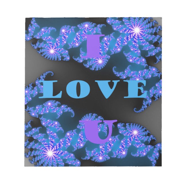 I Love U.png Notepad (Front)