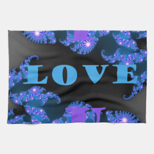 I Love U.png Tea Towel