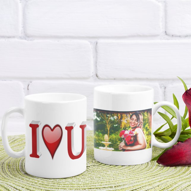 I Love U Valentines Day photo Coffee Mug (Creator Uploaded)
