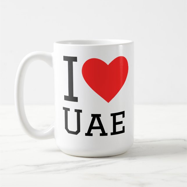 I love uae  coffee mug (Left)